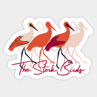 The Stork Birds Sticker